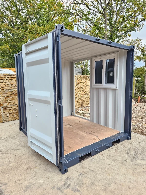 s-l1600-13-9 New 8′ Shipping Container Site Safe Lock Up Box Toolbox 8ft Workshop Shed Office