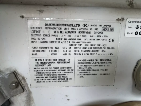 s-l1600-2-13 Maersk Used 40ft Cold Storage Reefer Container – Model CCR18060