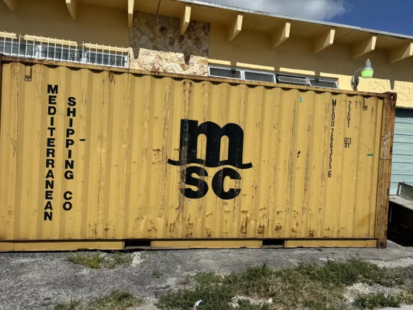 s-l1600-8-15 Used 20ft Conex Shipping / Storage Container – Yellow/Gold – Priced to Sell!